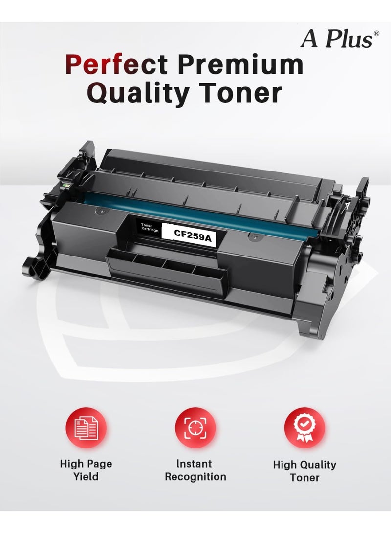 APlus 59A / 259A Compatible Toner Cartridge for HP LaserJet Pro M404, M406, M304, MFP M428, M430 Series – 3000 Page Yield, With Smart Chip - Image 2